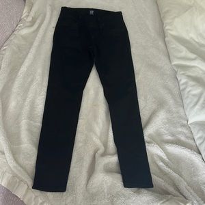 Gap black jeans - stretch jegging size 8